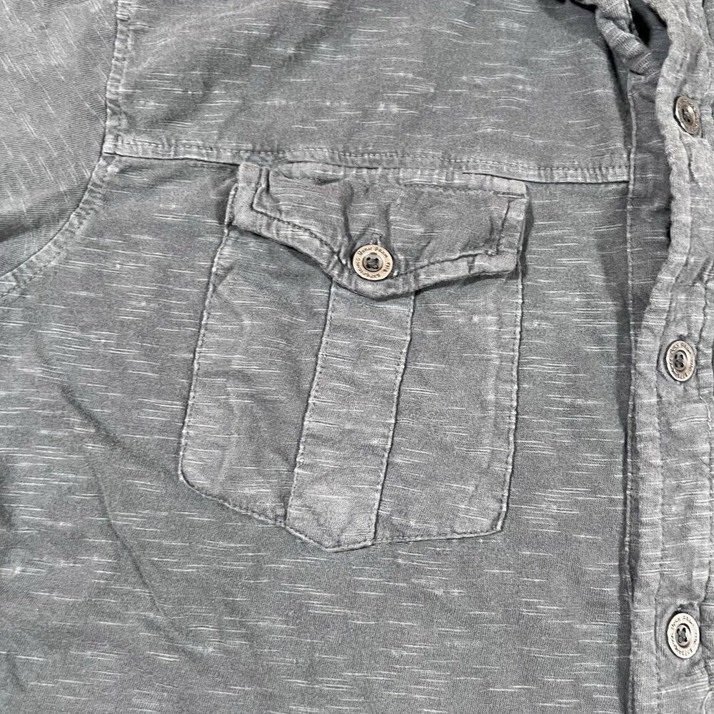 PrAna Breathe Short Sleeve Button Down Shirt Outdoor Hiking Men's Large FLAWED - Picture 4 of 13